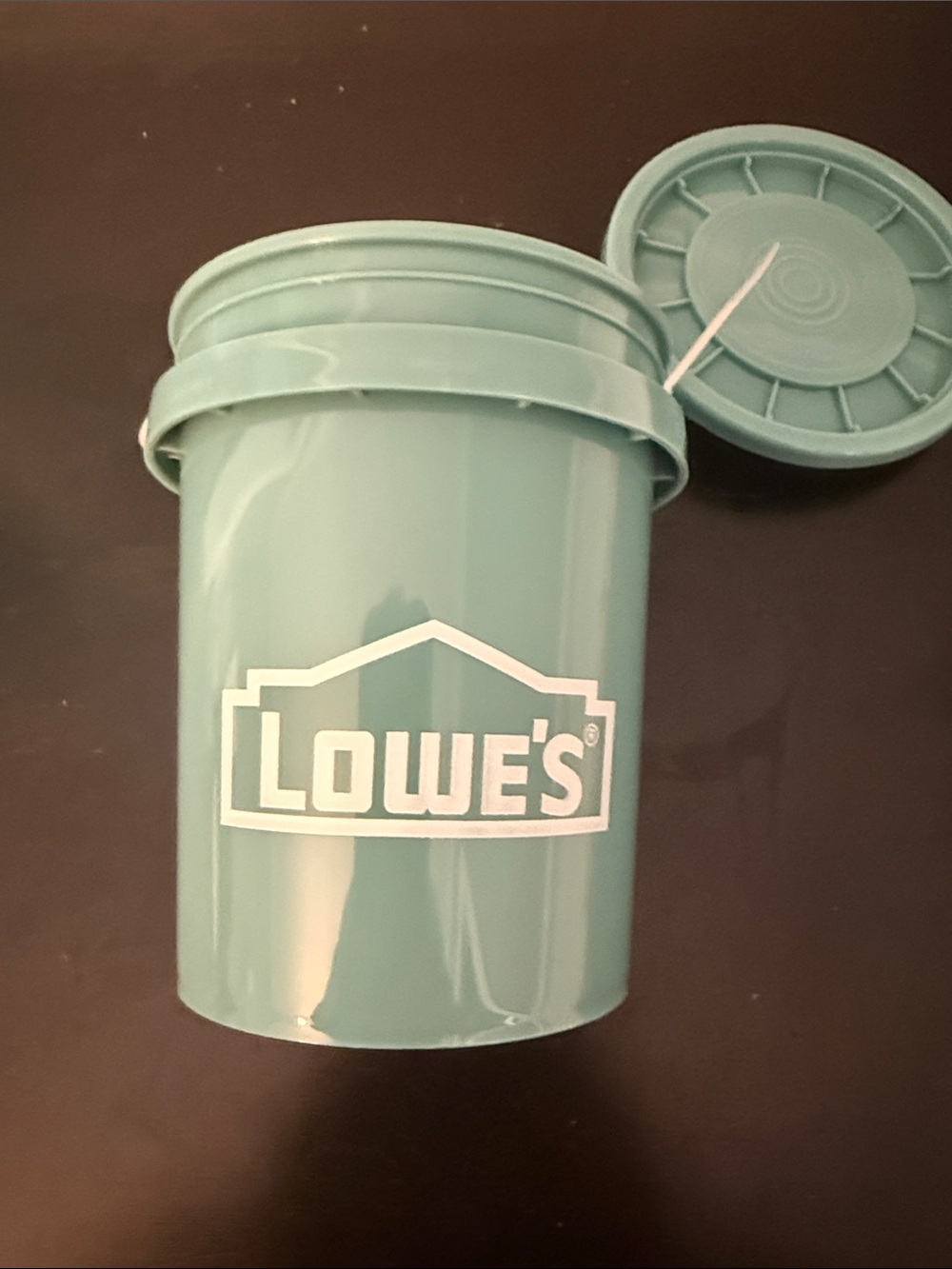 Lowe's Teal Mini Bucket